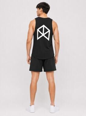 RawGear Front Pocket Stringer Muscle Tank Top Mens Size Small Black New RG314